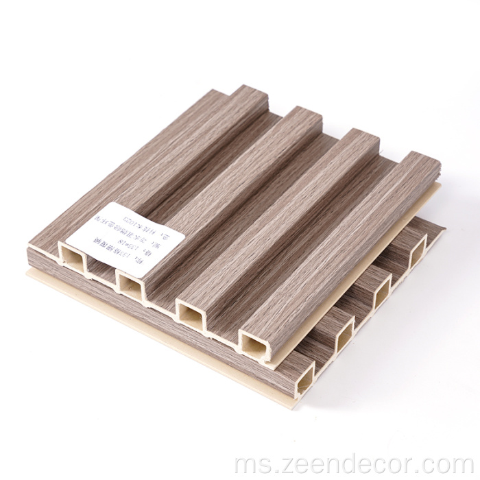 Interior WPC Dinding Pelapisan Panel Dinding Kayu Plastik